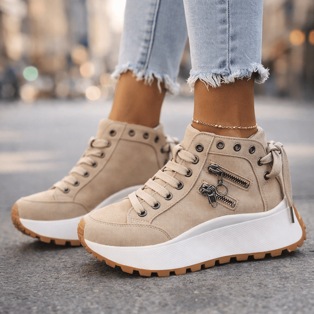 Luna | Zip Chunk Sneakers