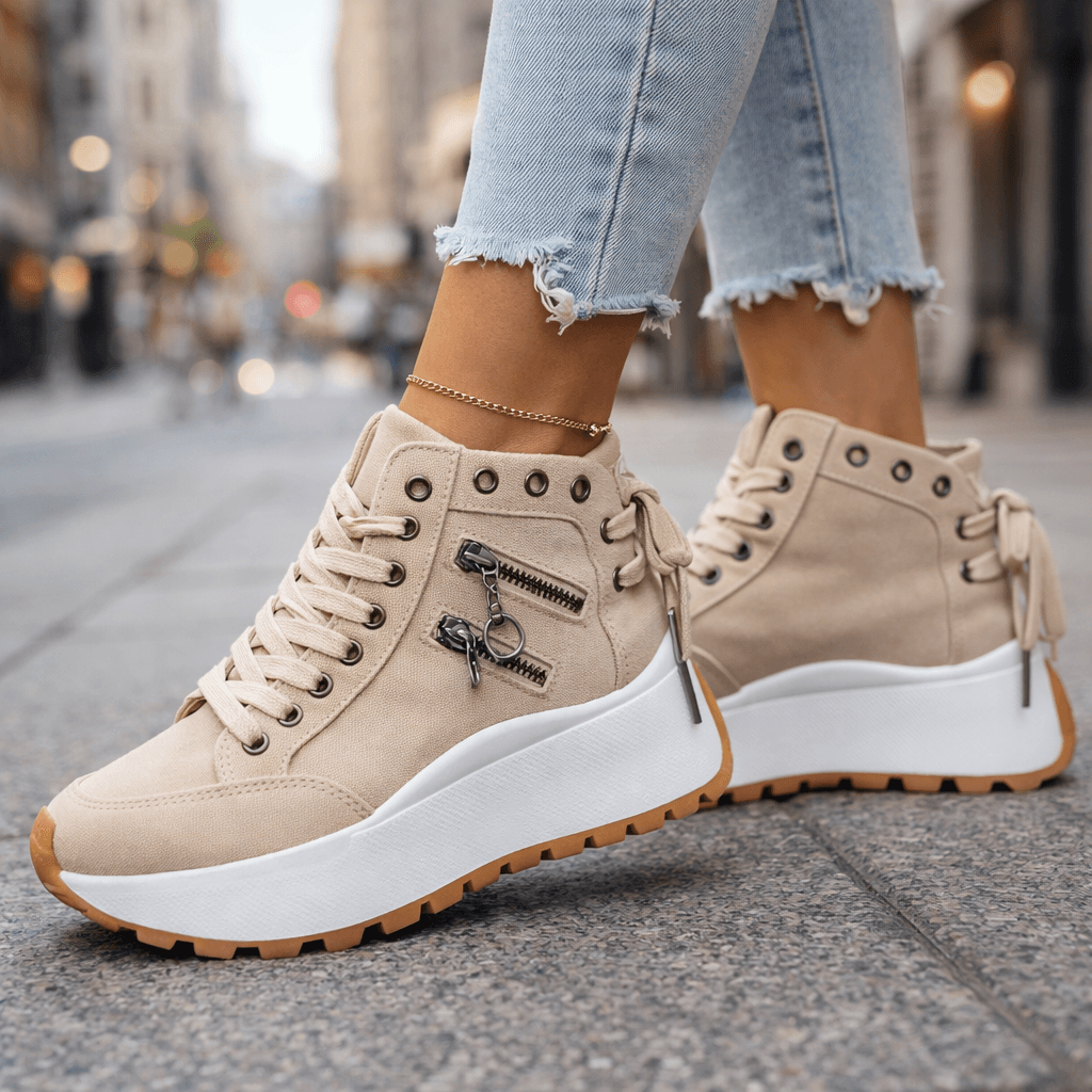 Luna | Zip Chunk Sneakers