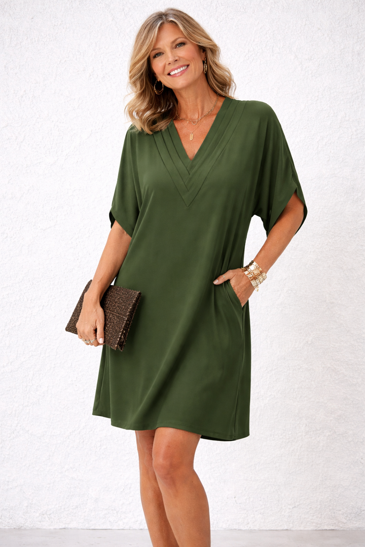 AMELIA™ - Elegant Tummy Covering Dress