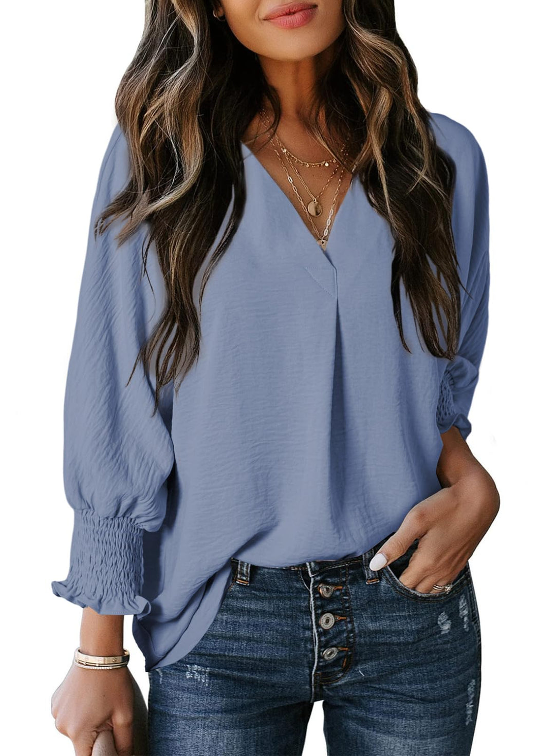 Aurelia | V-neck Blouse
