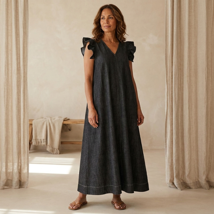 Alma Loose Fit Summer Maxi Dress