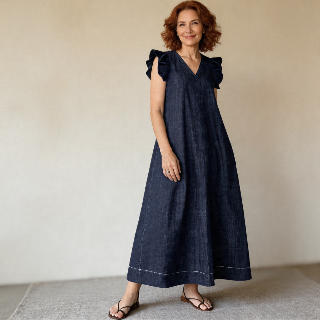 Alma Loose Fit Summer Maxi Dress