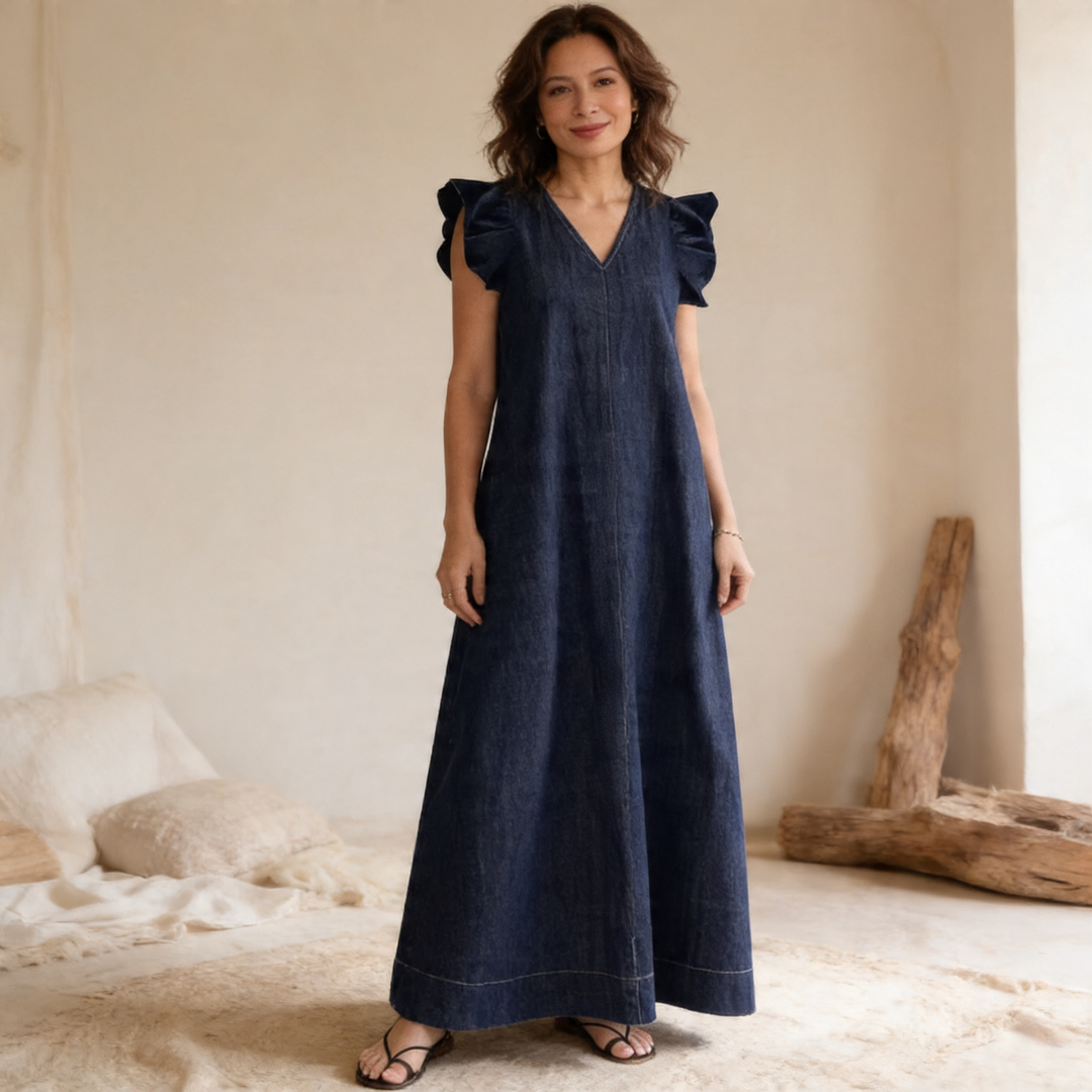 Alma Loose Fit Summer Maxi Dress