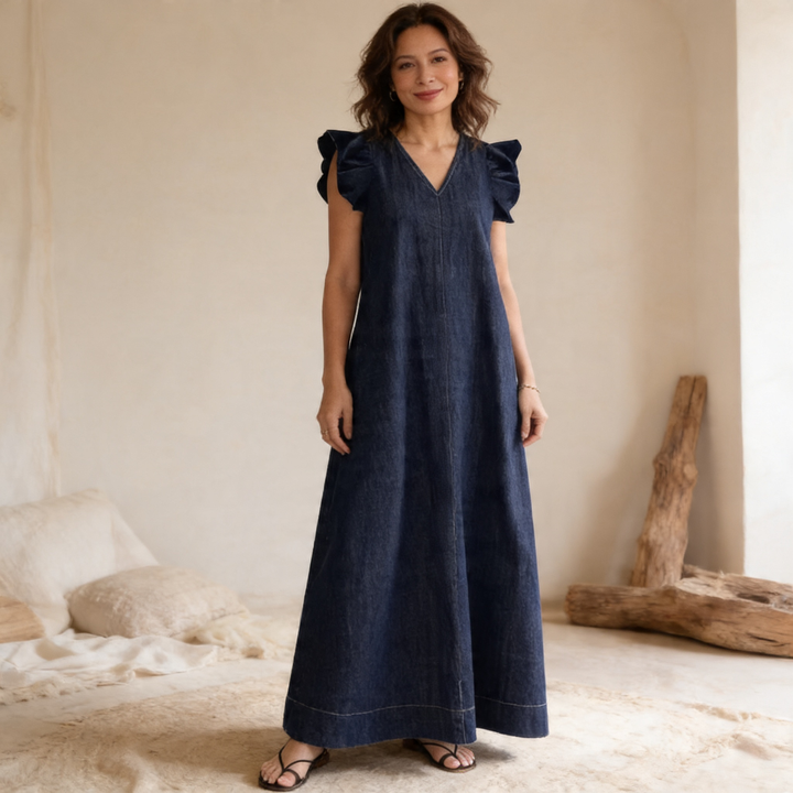 Alma Loose Fit Summer Maxi Dress