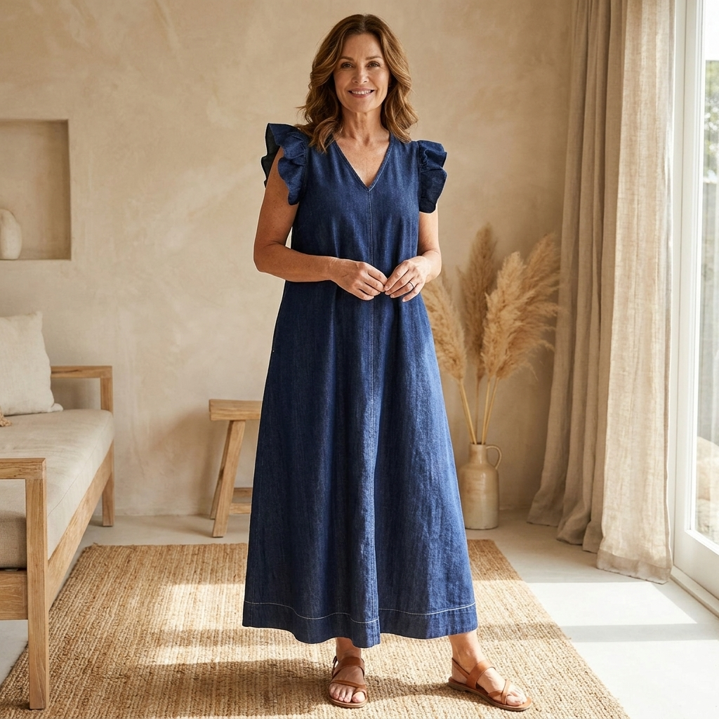 Alma Loose Fit Summer Maxi Dress