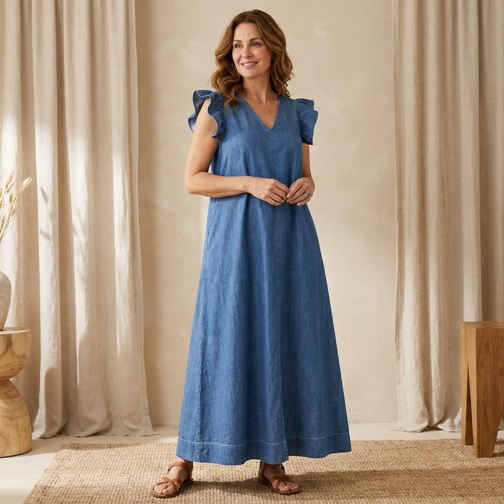 Alma Loose Fit Summer Maxi Dress