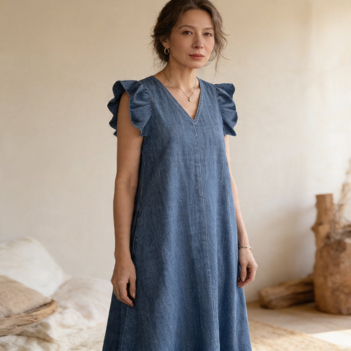 Alma Loose Fit Summer Maxi Dress
