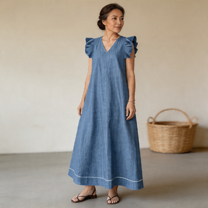 Alma Loose Fit Summer Maxi Dress
