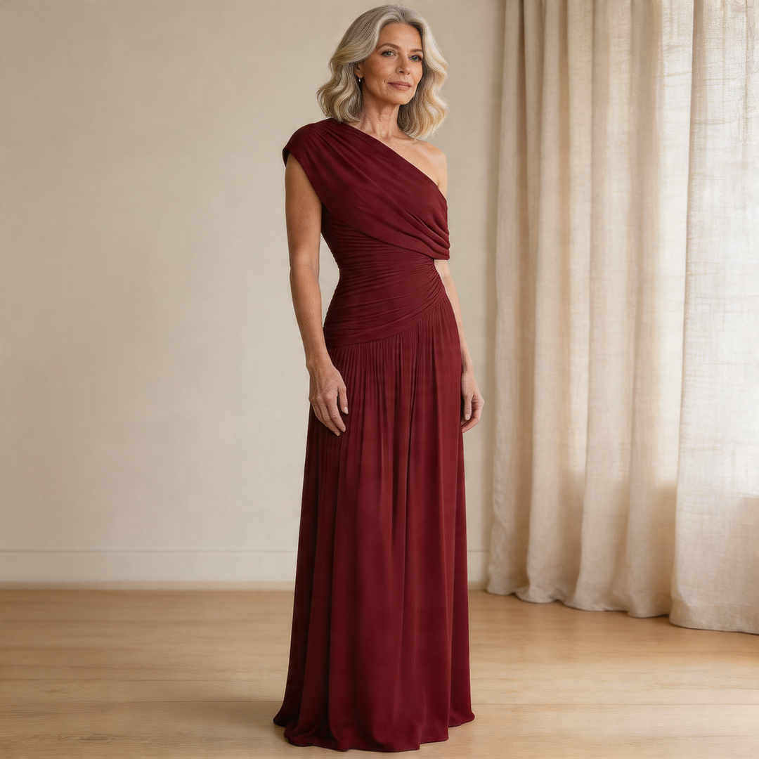 Mano One Shoulder Maxi Dress