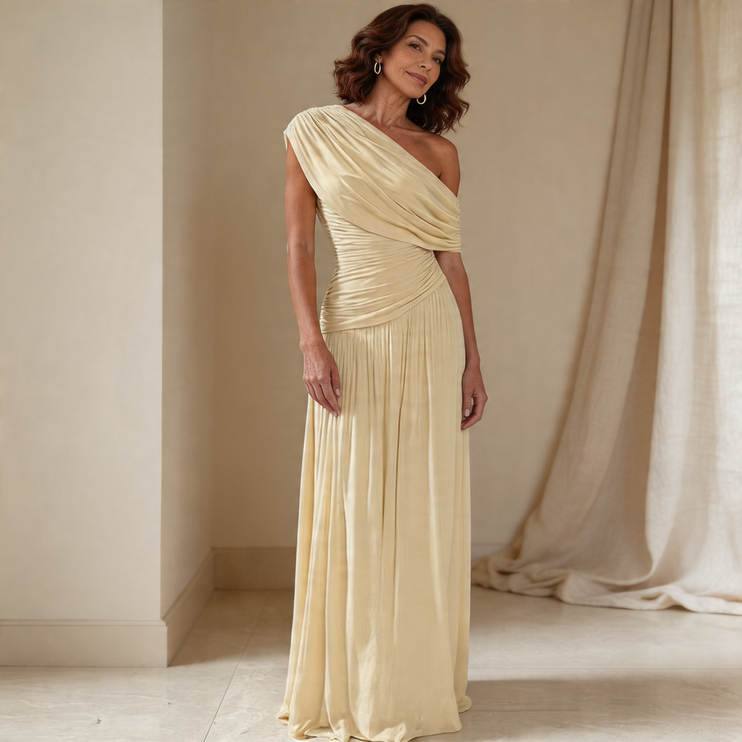 Mano One Shoulder Maxi Dress