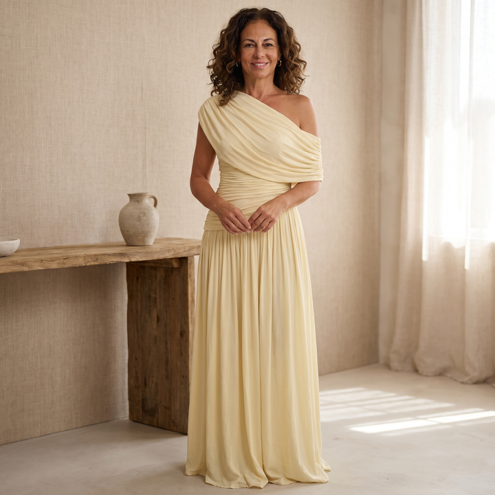 Mano One Shoulder Maxi Dress