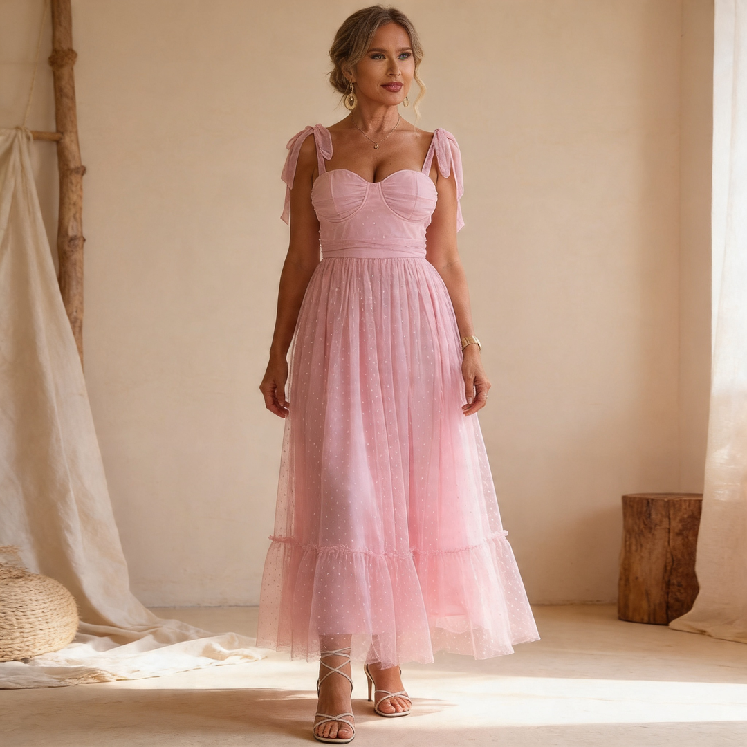 Hali Tie Shoulder Dress
