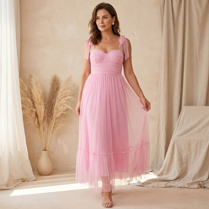 Hali Tie Shoulder Dress