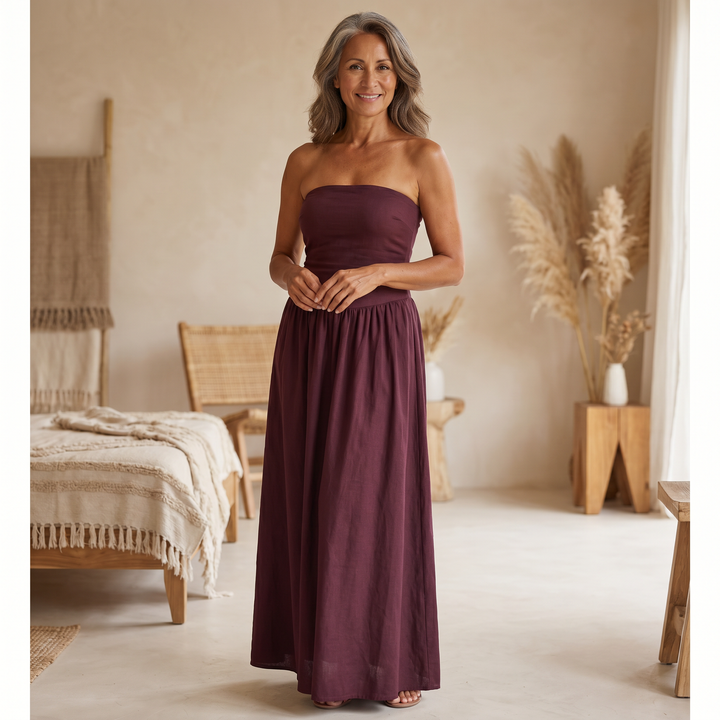 Inah Sleeveless Tube Dress