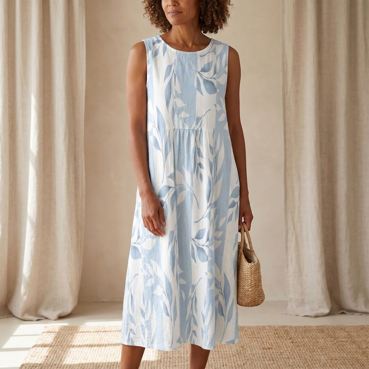 Joy Leafy Midi Dress